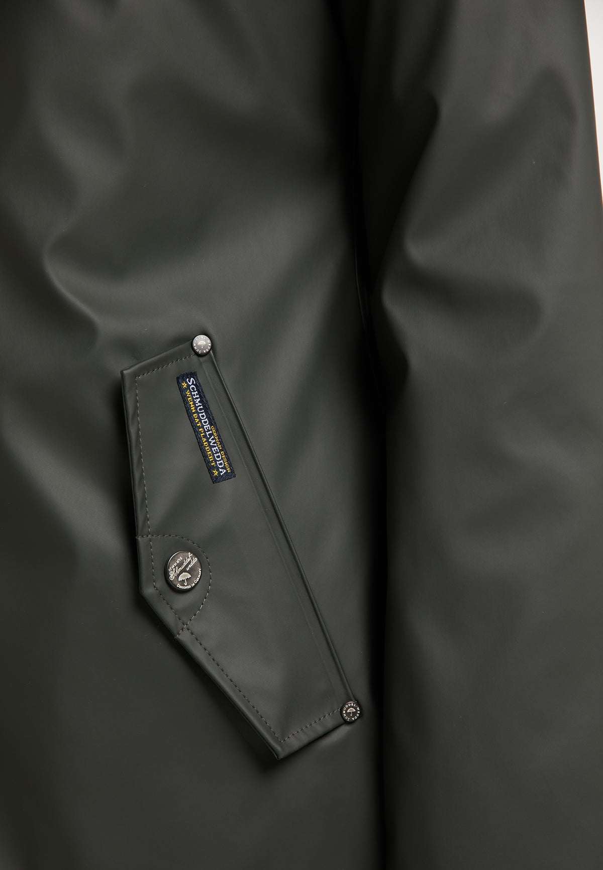 Schmuddelwedda Damen Wattierte Regenjacke