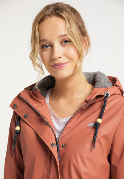 Schmuddelwedda Damen Wattierte Regenjacke