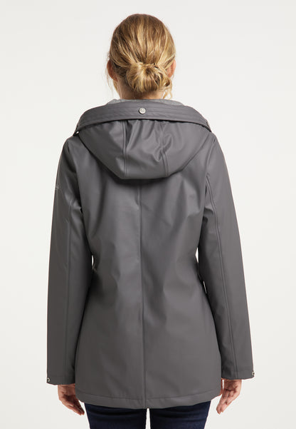 Schmuddelwedda Damen Wattierte Regenjacke