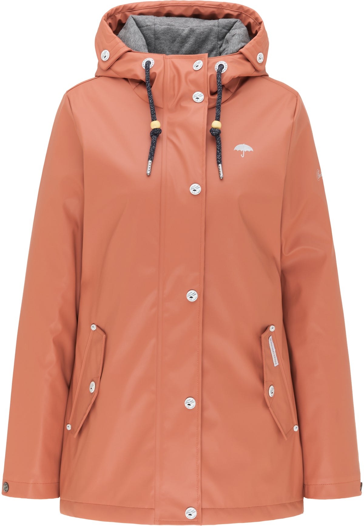 Schmuddelwedda Damen Wattierte Regenjacke