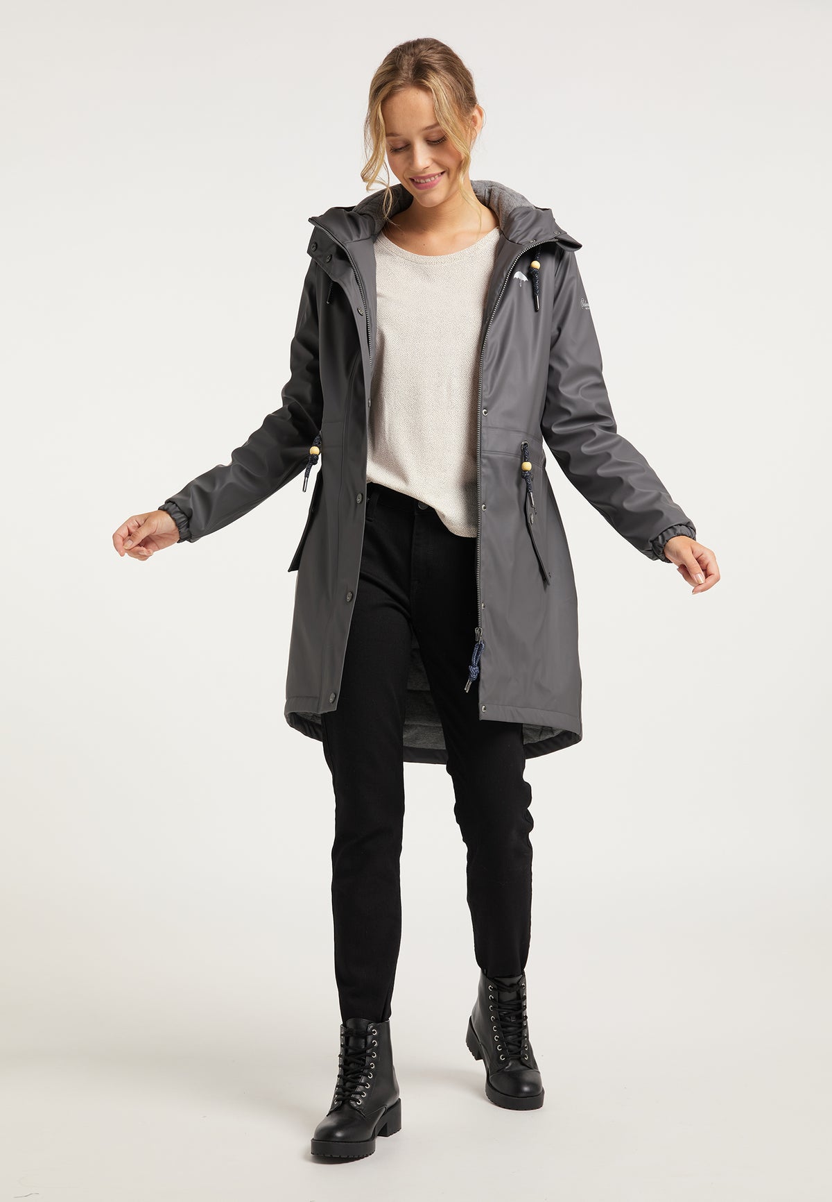Schmuddelwedda Damen wattierter Regenparka