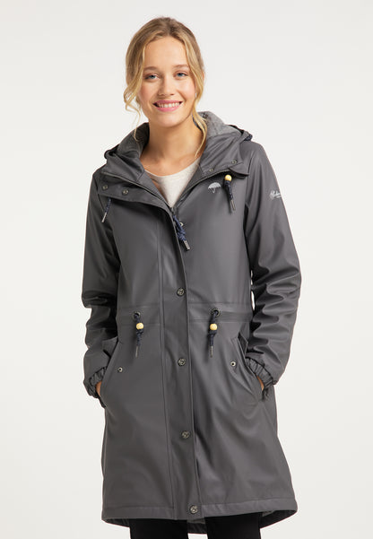 Schmuddelwedda Damen wattierter Regenparka