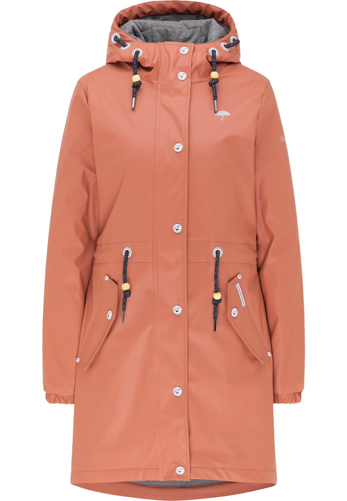 Schmuddelwedda Damen wattierter Regenparka