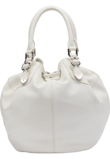 DreiMaster Vintage Damen Leder Henkeltasche