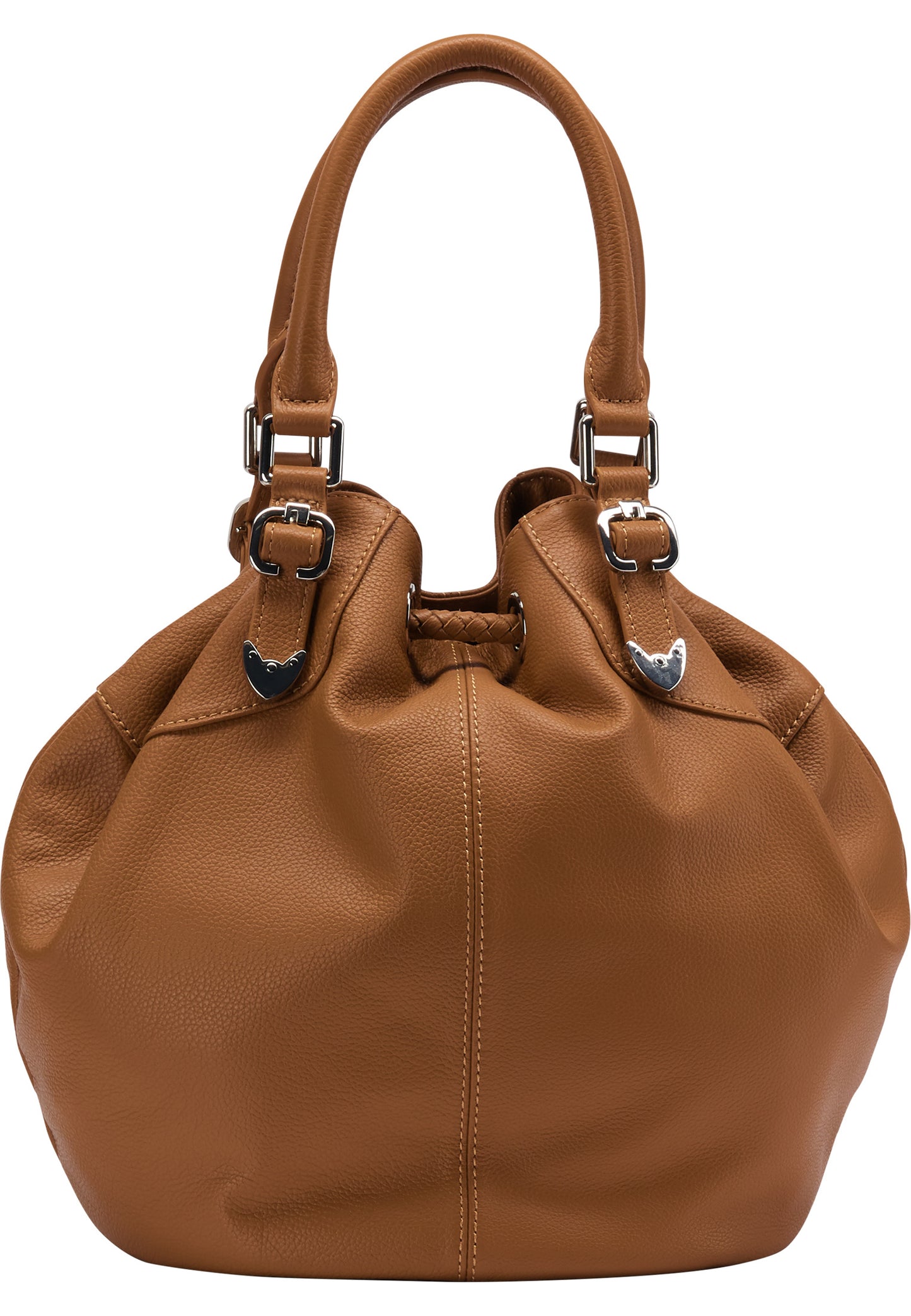 DreiMaster Vintage Damen Leder Henkeltasche