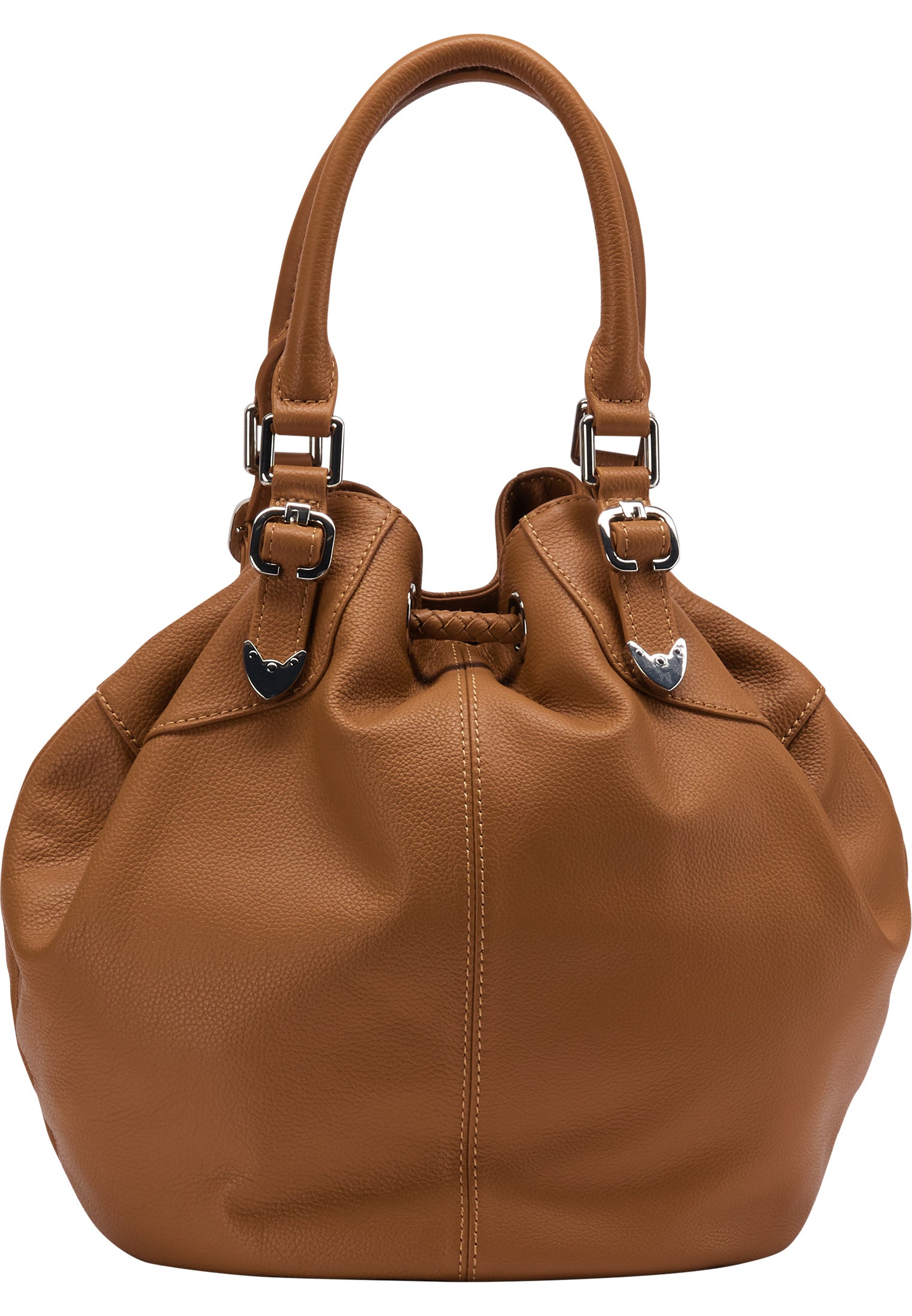 DreiMaster Vintage Damen Leder Henkeltasche