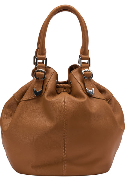 DreiMaster Vintage Damen Leder Henkeltasche