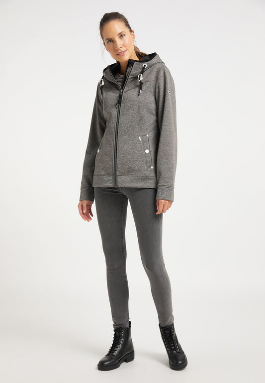 ICEBOUND Damen funktionale Strickfleecejacke