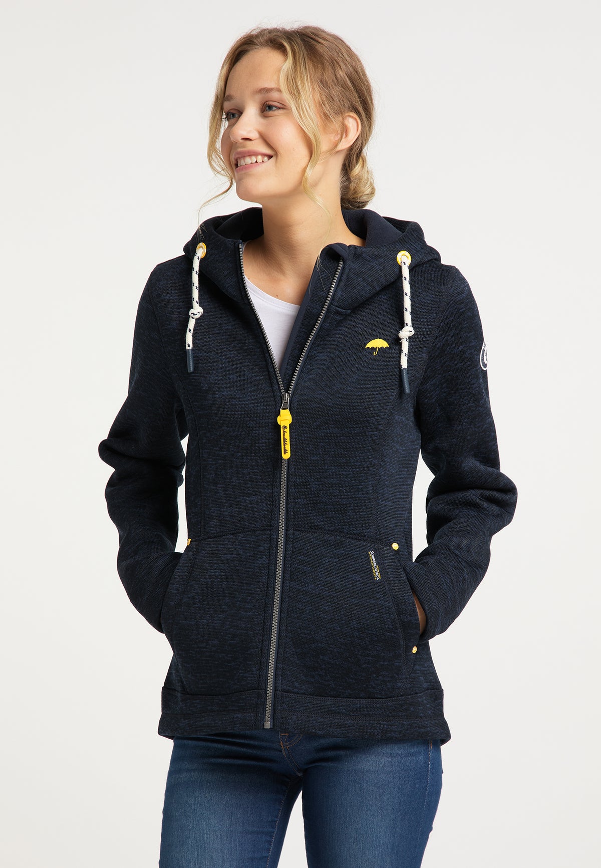Schmuddelwedda Damen-Strickfleecejacke