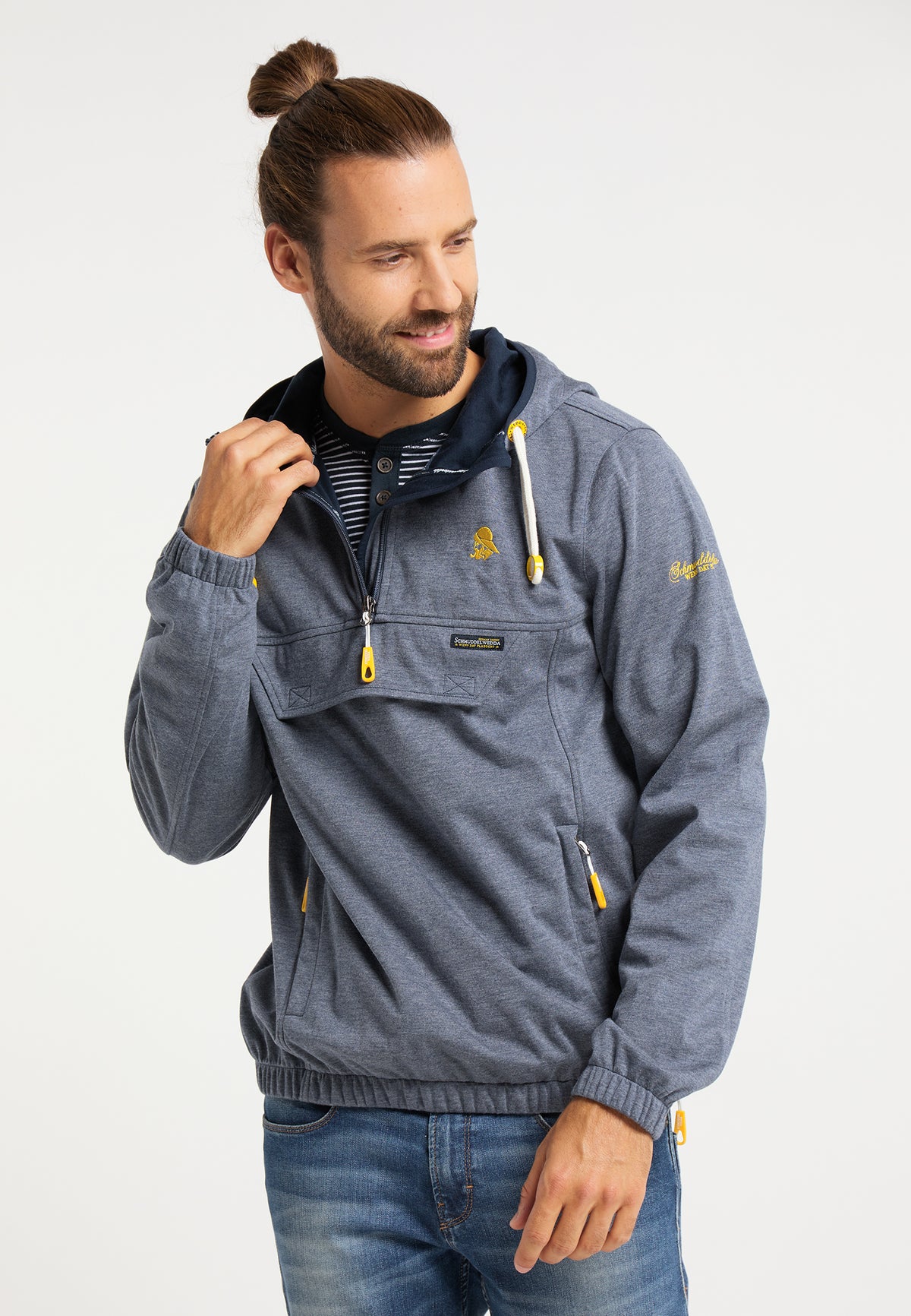 Schmuddelwedda Herren Funktionale Schlupfjacke