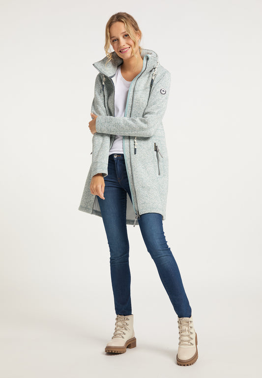 Schmuddelwedda Damen-Strickfleecemantel