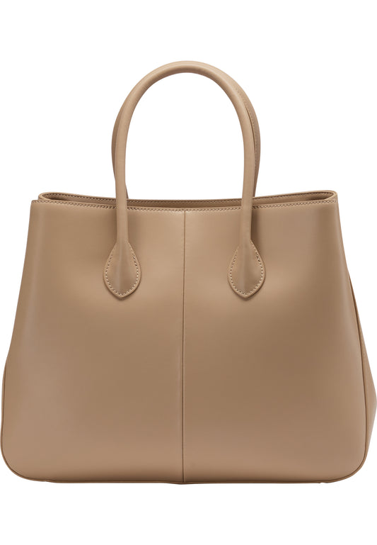 DreiMaster Klassik Damen-Henkeltasche aus Leder