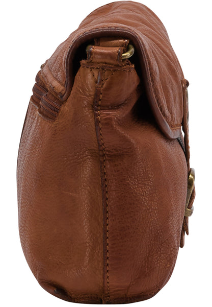 DreiMaster Vintage Damen Lederhandtasche
