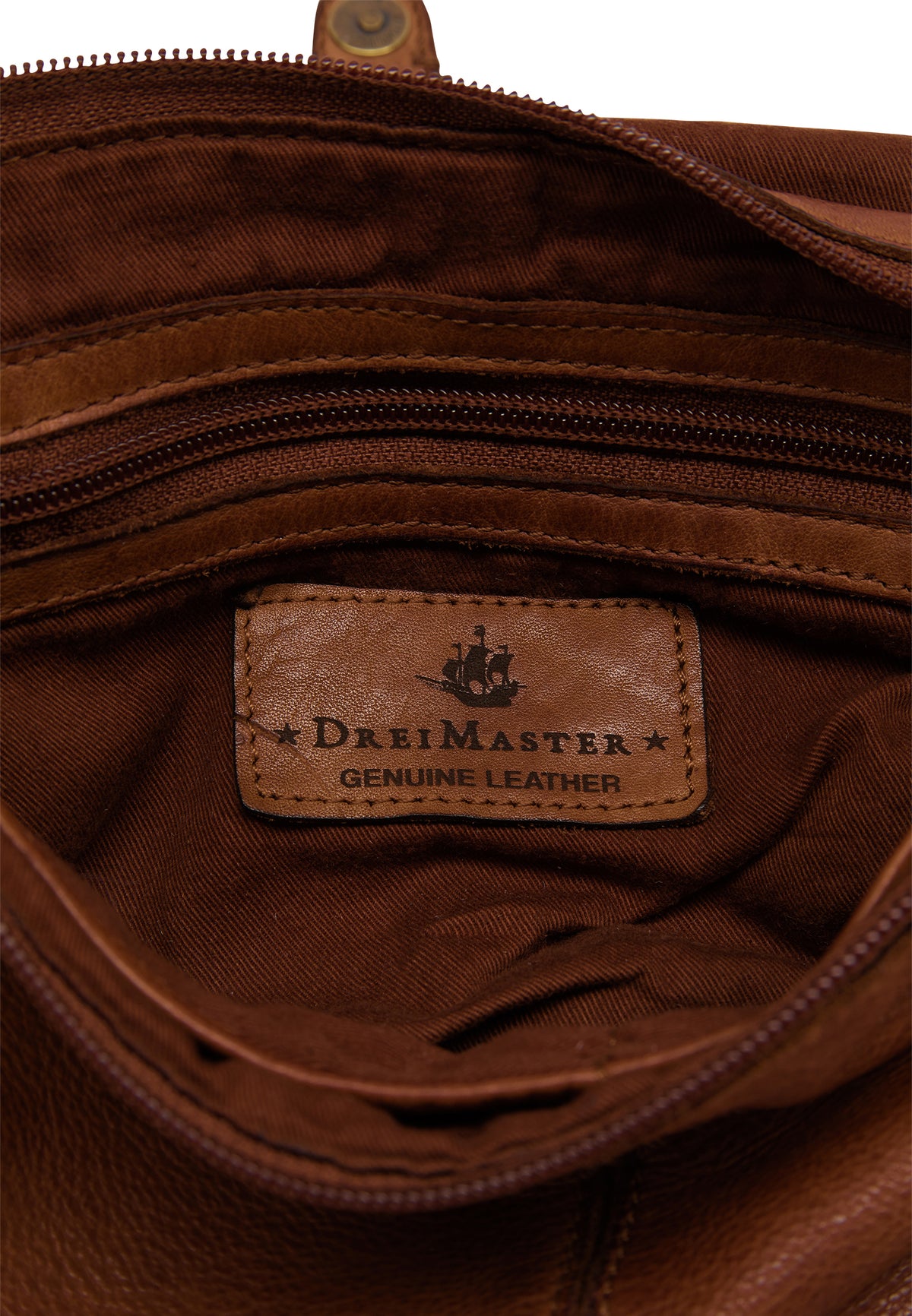 DreiMaster Vintage Damen Lederhandtasche