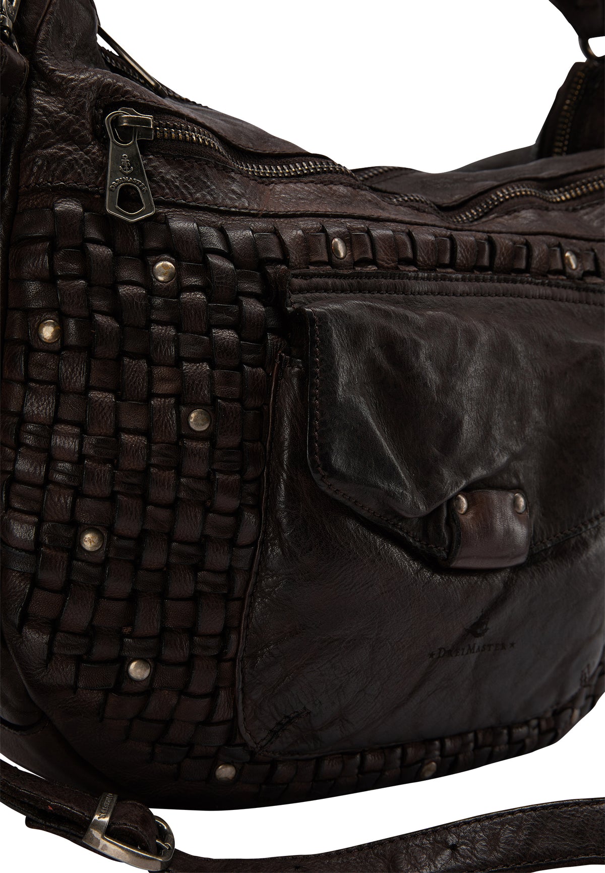 DreiMaster Vintage Damen-Lederhandtasche