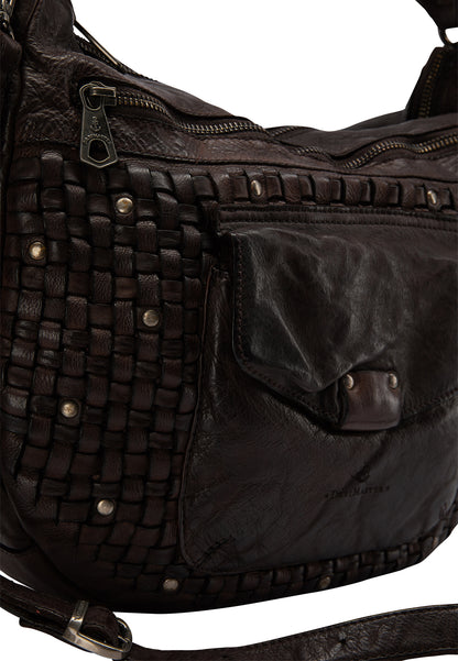 DreiMaster Vintage Damen-Lederhandtasche