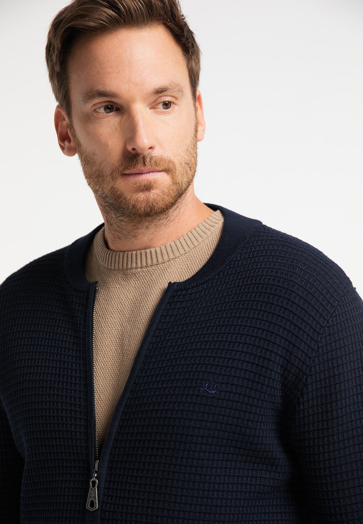 DreiMaster Vintage Herren-Strickjacke