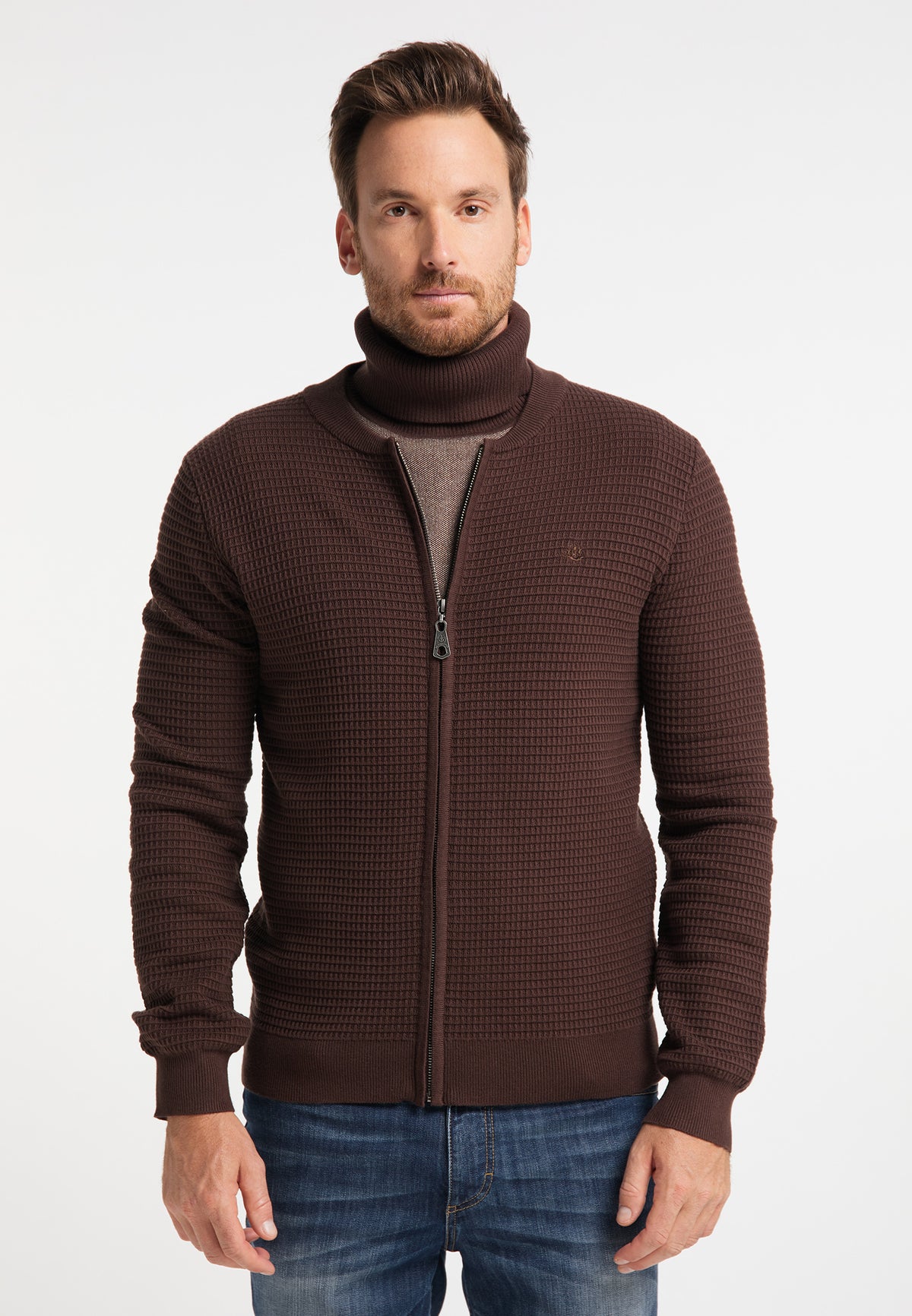 DreiMaster Vintage Herren-Strickjacke