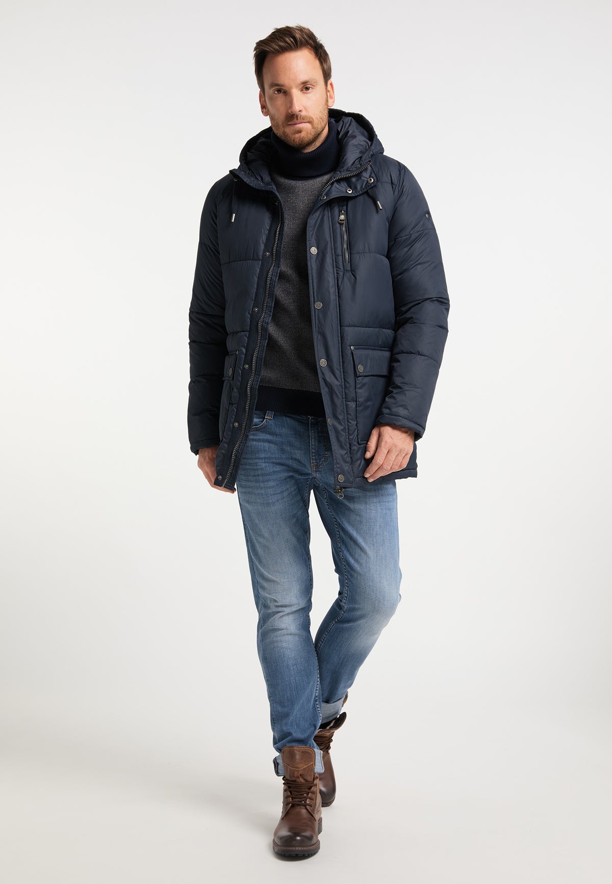 DreiMaster Vintage Mężczyźni zimowa parka