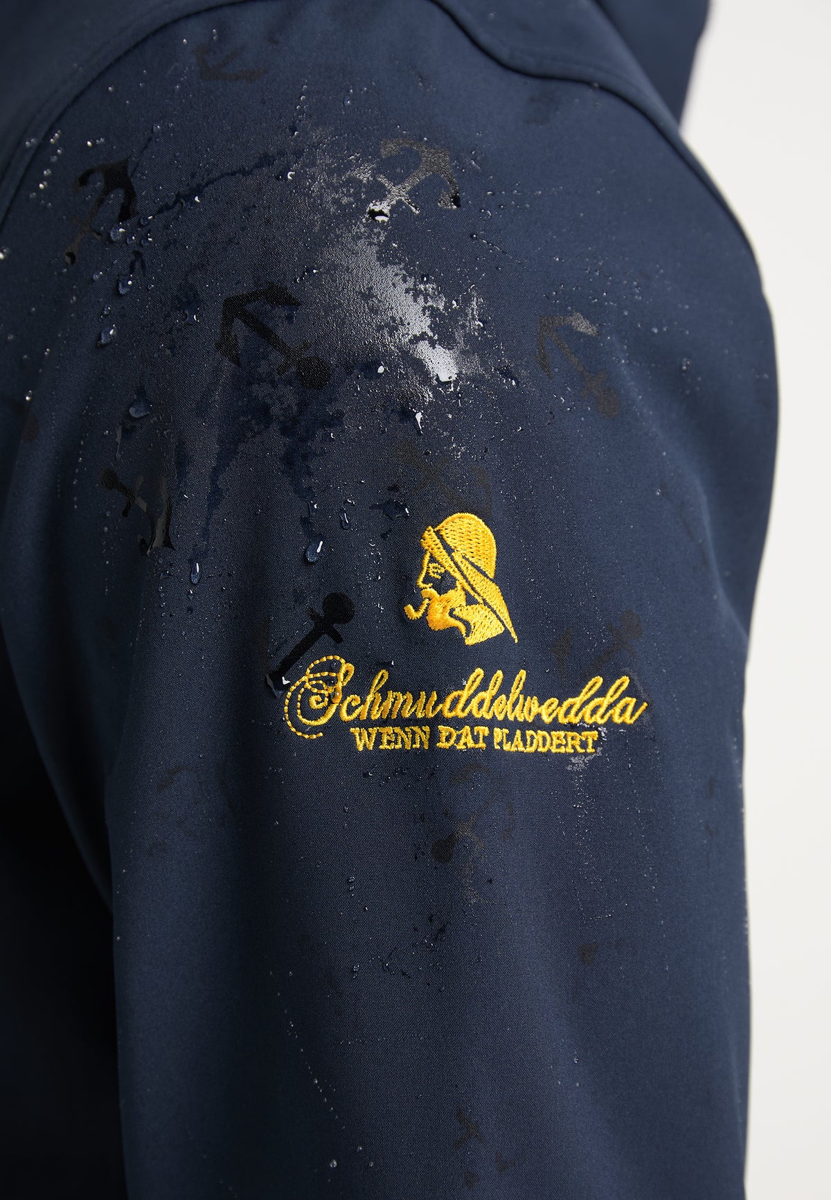 Schmuddelwedda Herren-Softshelljacke mit Magic-Print