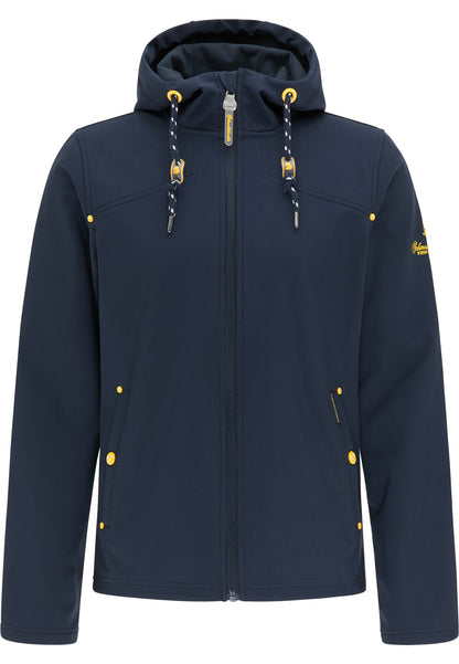 Schmuddelwedda Herren-Softshelljacke mit Magic-Print