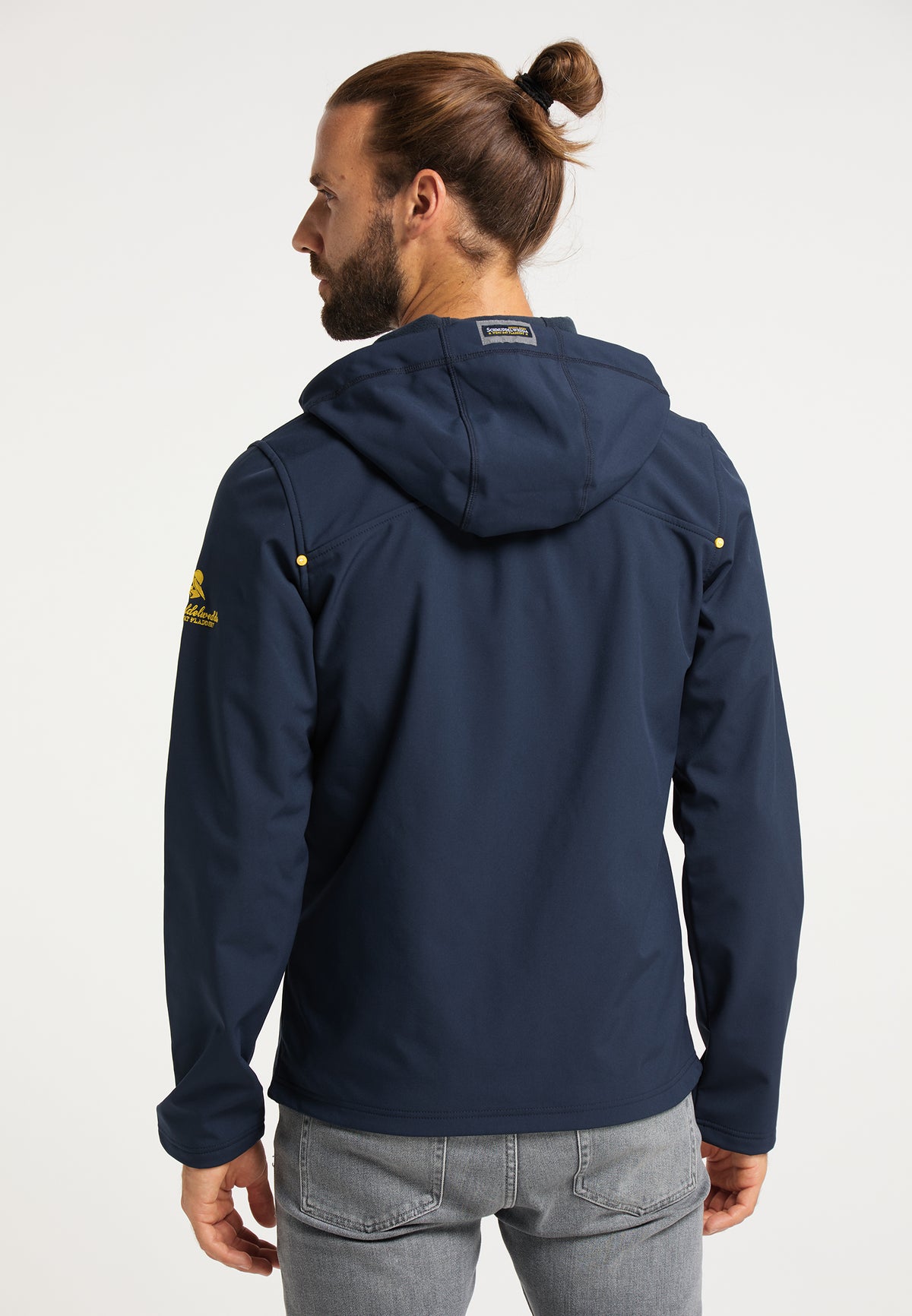 Schmuddelwedda Herren-Softshelljacke mit Magic-Print