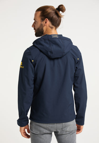 Schmuddelwedda Herren-Softshelljacke mit Magic-Print