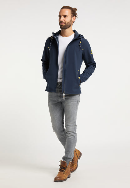 Schmuddelwedda Herren-Softshelljacke mit Magic-Print
