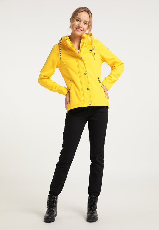 Schmuddelwedda Damen-Softshelljacke mit Magic-Print