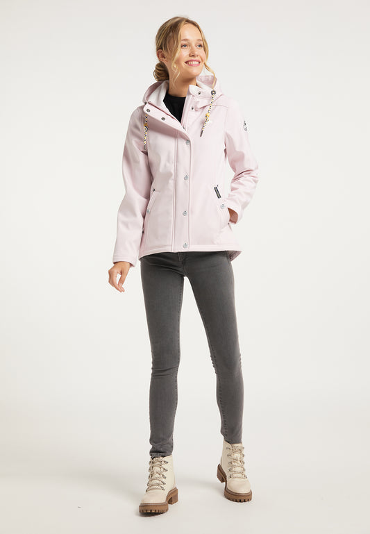 Schmuddelwedda Damen-Softshelljacke mit Magic-Print