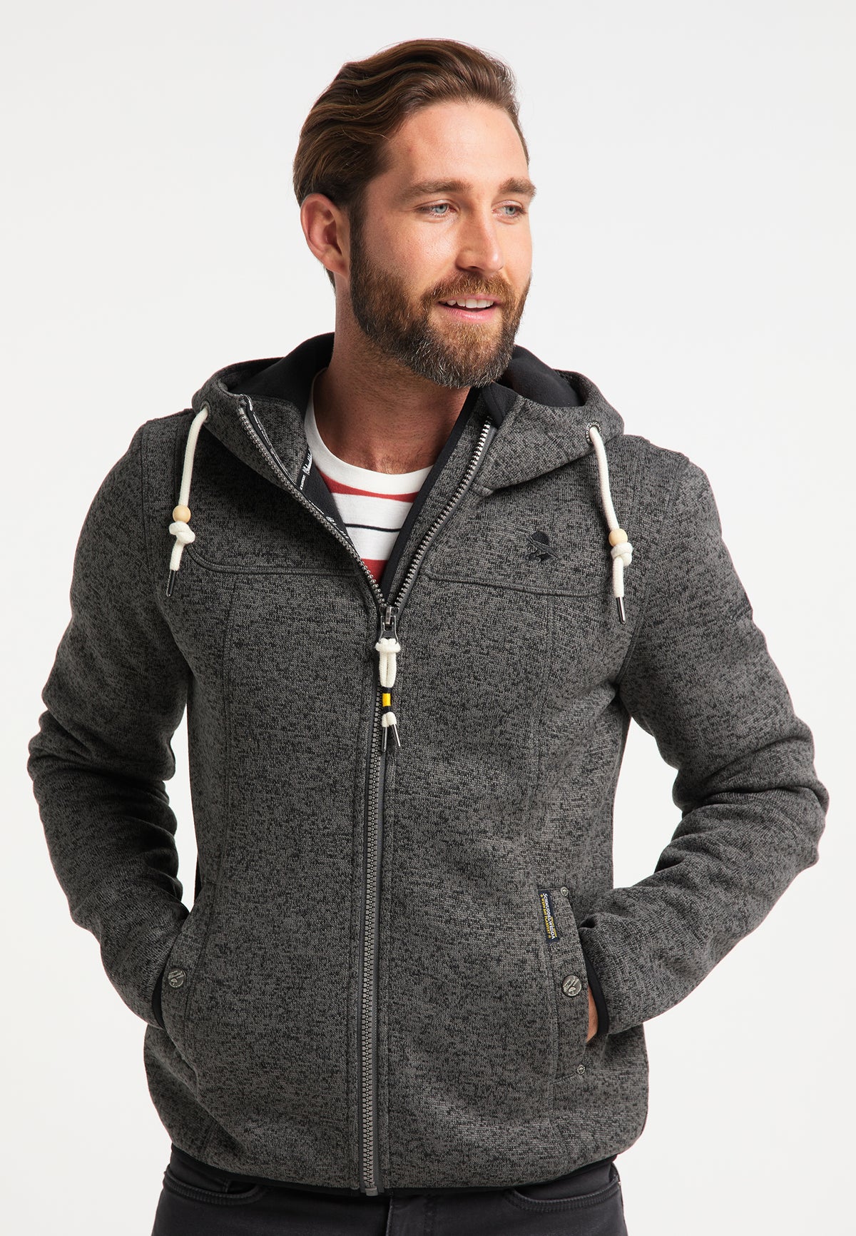 Schmuddelwedda Men's Strickfleecejacke
