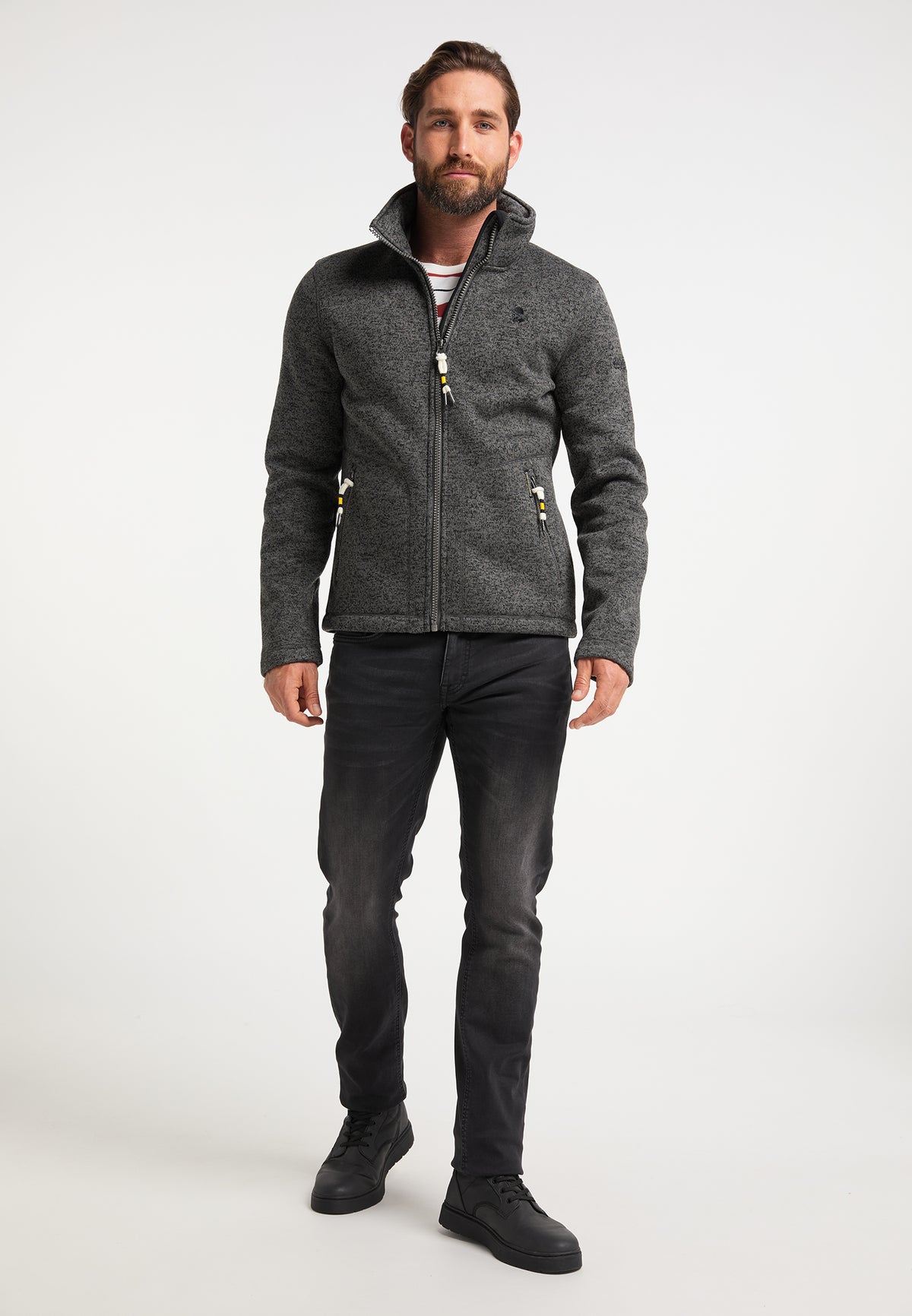 Schmuddelwedda Men's Strickfleecejacke