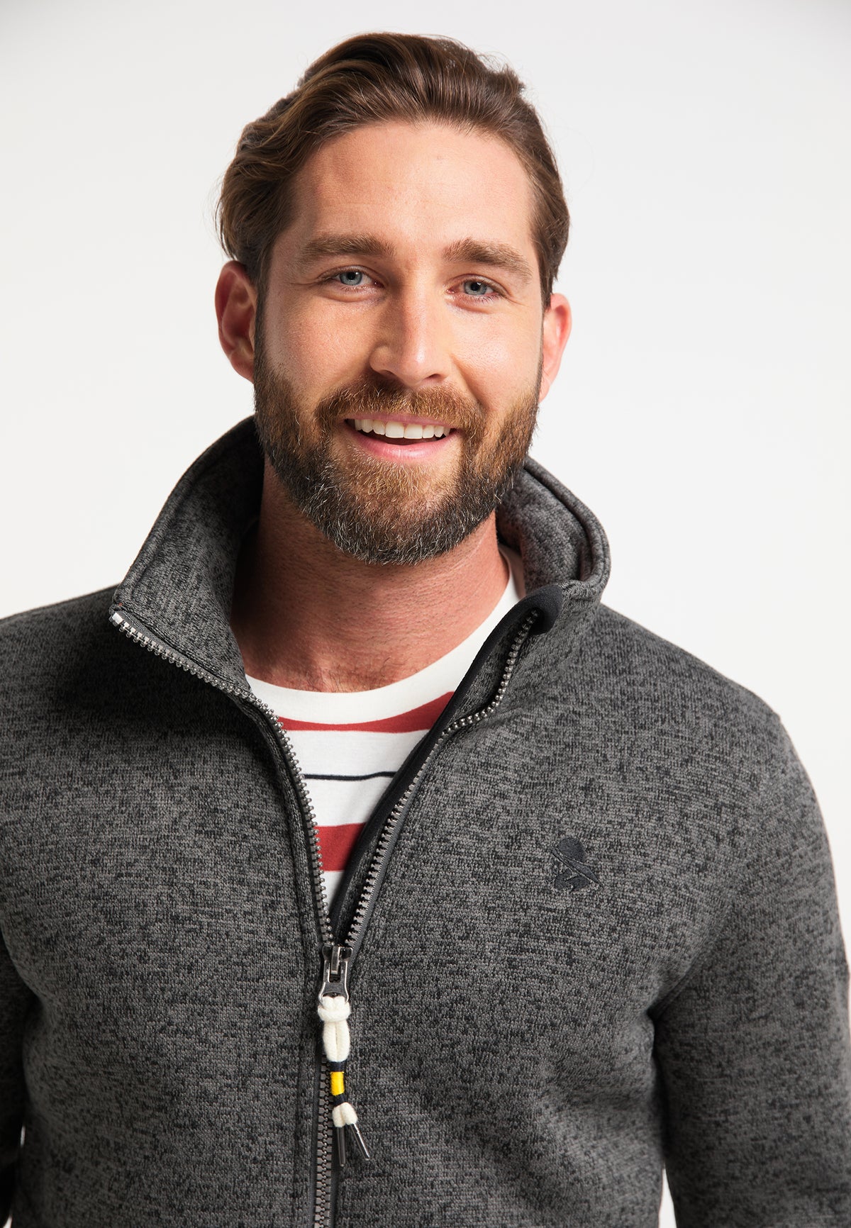 Schmuddelwedda Men's Strickfleecejacke