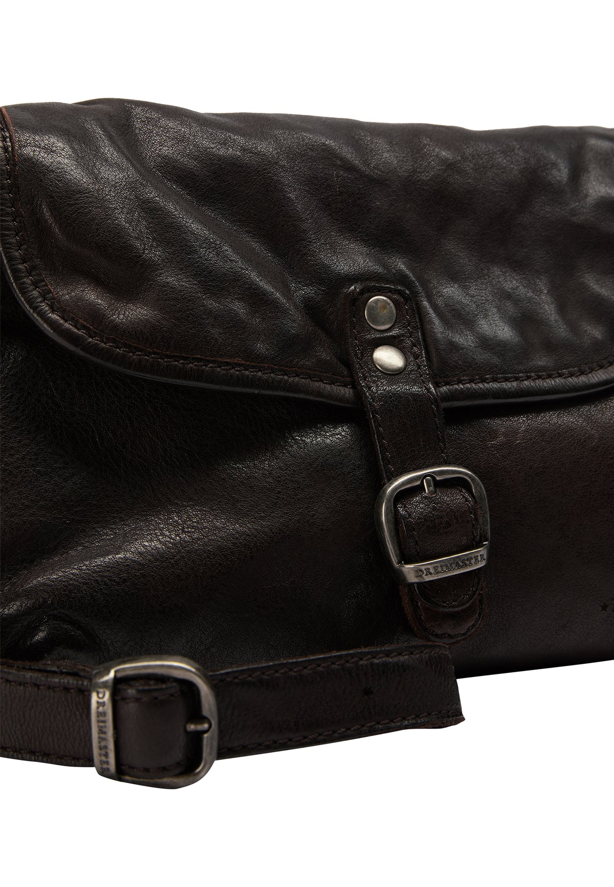 DreiMaster Vintage Damen Lederhandtasche