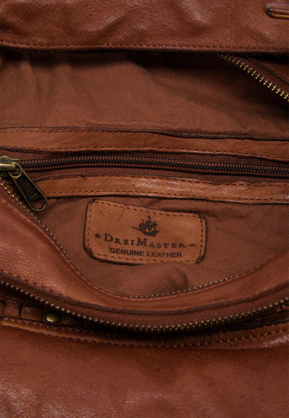 DreiMaster Vintage Damen-Lederhandtasche