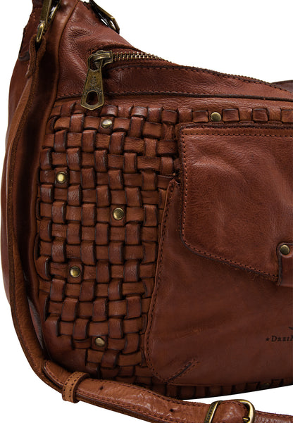 DreiMaster Vintage Damen-Lederhandtasche