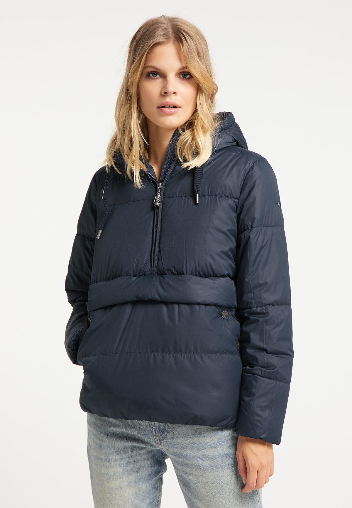 DreiMaster Vintage Women's Wattierte Schlupfjacke