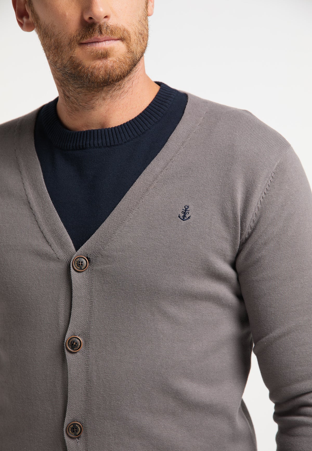 DreiMaster Maritim Herren-Cardigan