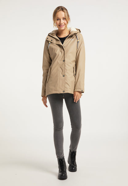 Schmuddelwedda Women's Regenjacke mit Teddyfutter