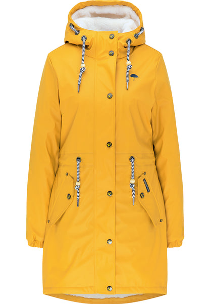 Schmuddelwedda Women's Regenmantel mit Teddyfutter