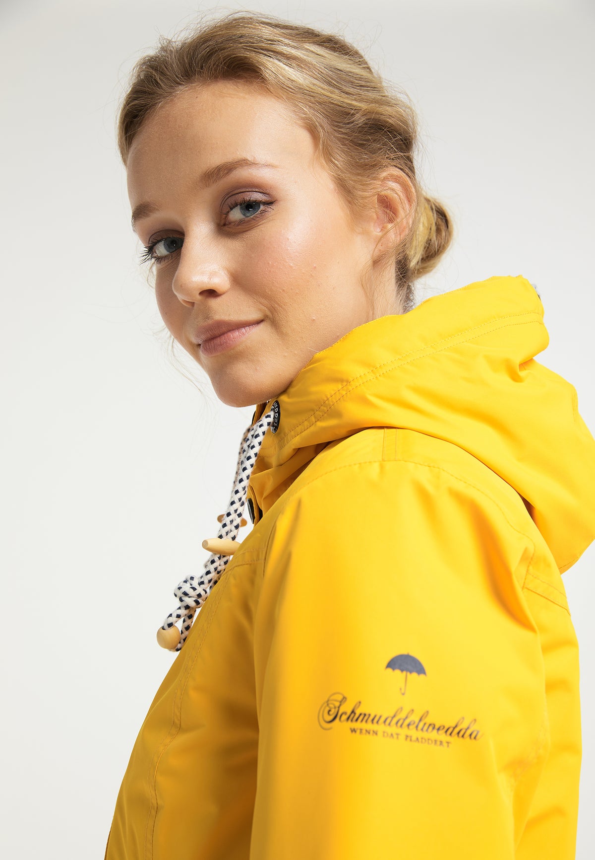 Schmuddelwedda Damen-Regenjacke mit Magic Print