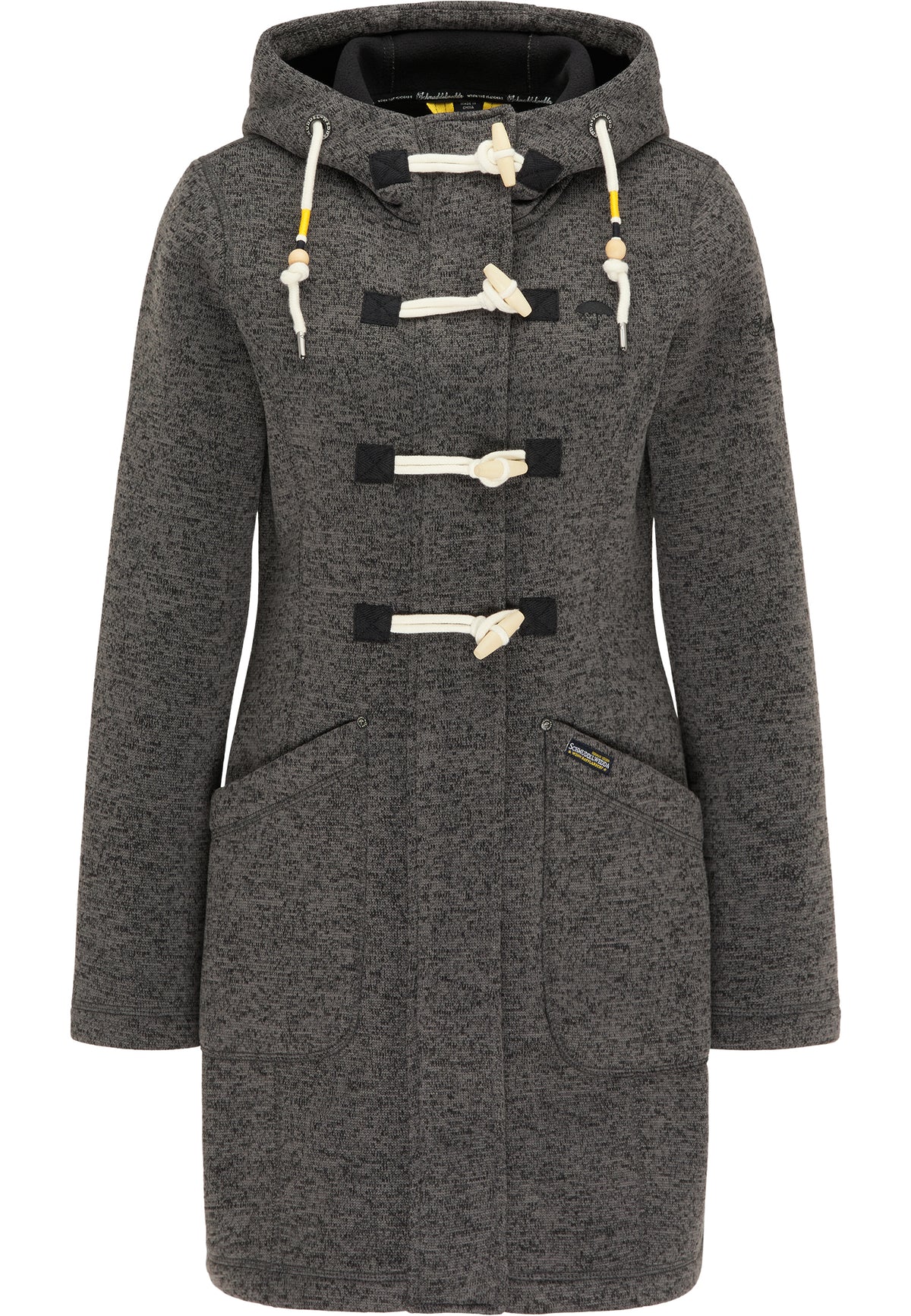 Schmuddelwedda Women's Strickfleece-Dufflecoat