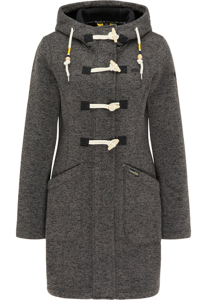 Schmuddelwedda Women's Strickfleece-Dufflecoat