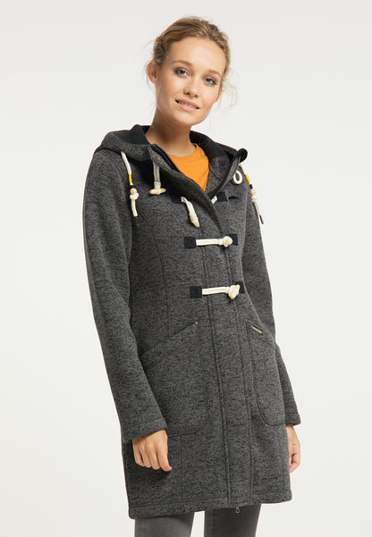 Schmuddelwedda Women's Strickfleece-Dufflecoat