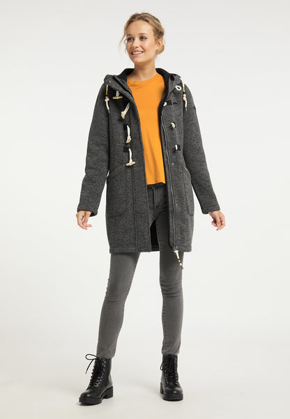 Schmuddelwedda Women's Strickfleece-Dufflecoat