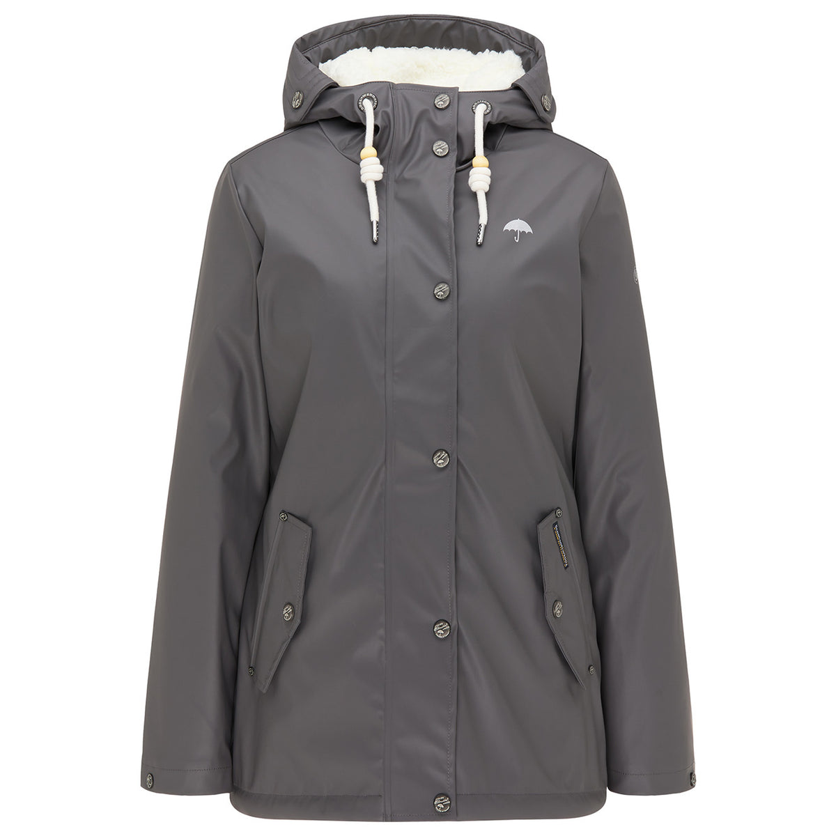 Schmuddelwedda Women's Regenjacke mit Teddyfutter