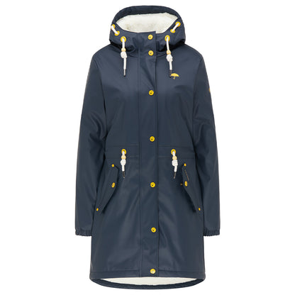 Schmuddelwedda Women's Regenmantel mit Teddyfutter