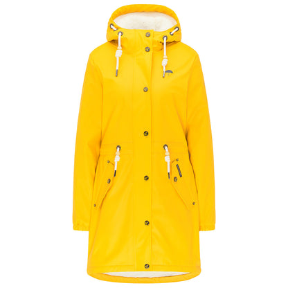 Schmuddelwedda Women's Regenmantel mit Teddyfutter