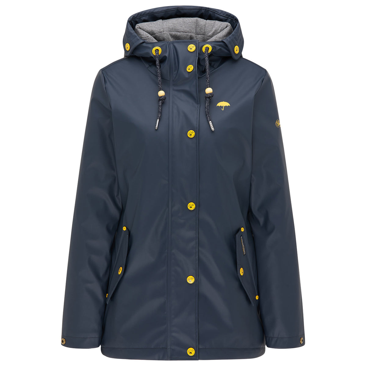 Schmuddelwedda Damen Wattierte Regenjacke