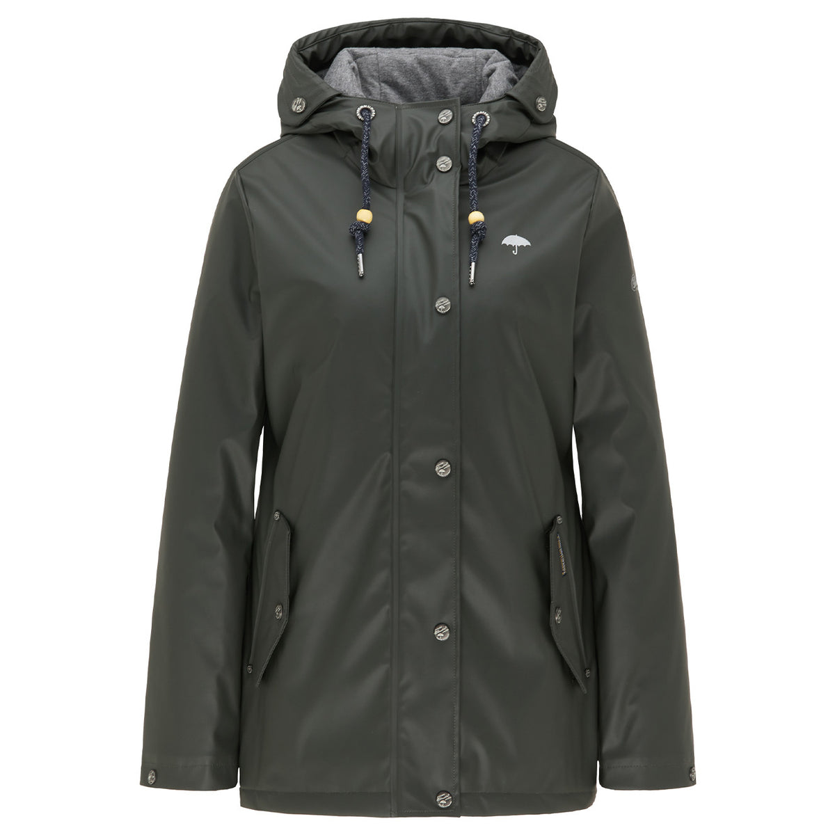Schmuddelwedda Damen Wattierte Regenjacke